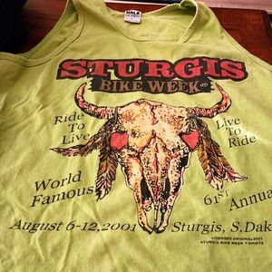 Sturgis Bike Week Tank Top - Green